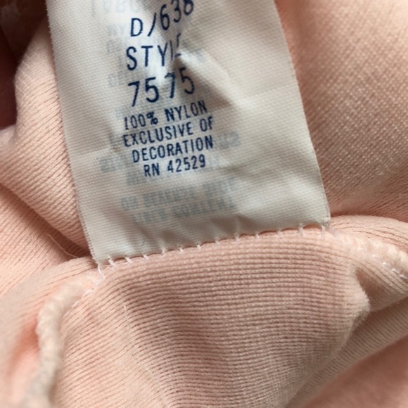 VINTAGE NIGHTGOWN | Juniors Victorian Peachy-Pink Long Sleeve Nightgown, Size L. - Picture 10 of 10